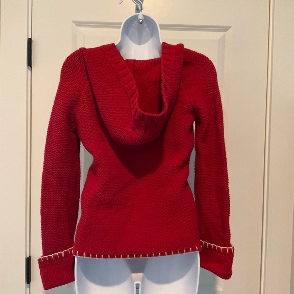 Vintage Hollister Lambs Wool Hoodie Sweater.
Size Small. - Picture 3 of 6